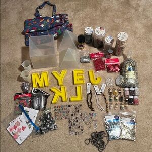 Lot of crafting supplies